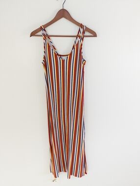 MP|C Striped Multicolor Dress Size Medium